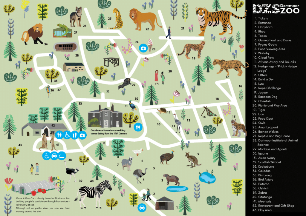 Maps & guides - Dartmoor Zoo